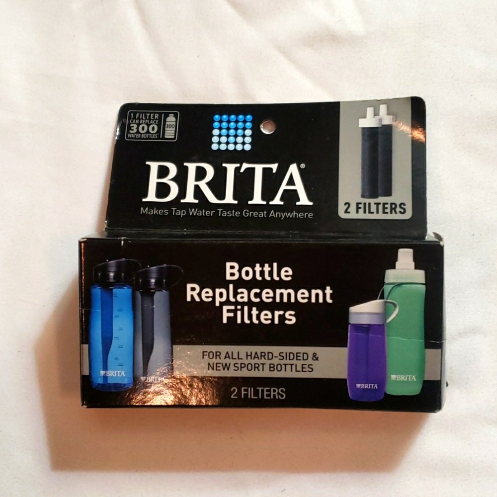 BRITA Bottle Replacement Filters 2 Pack Model BB06 For Hard Sided/Sport Bottles